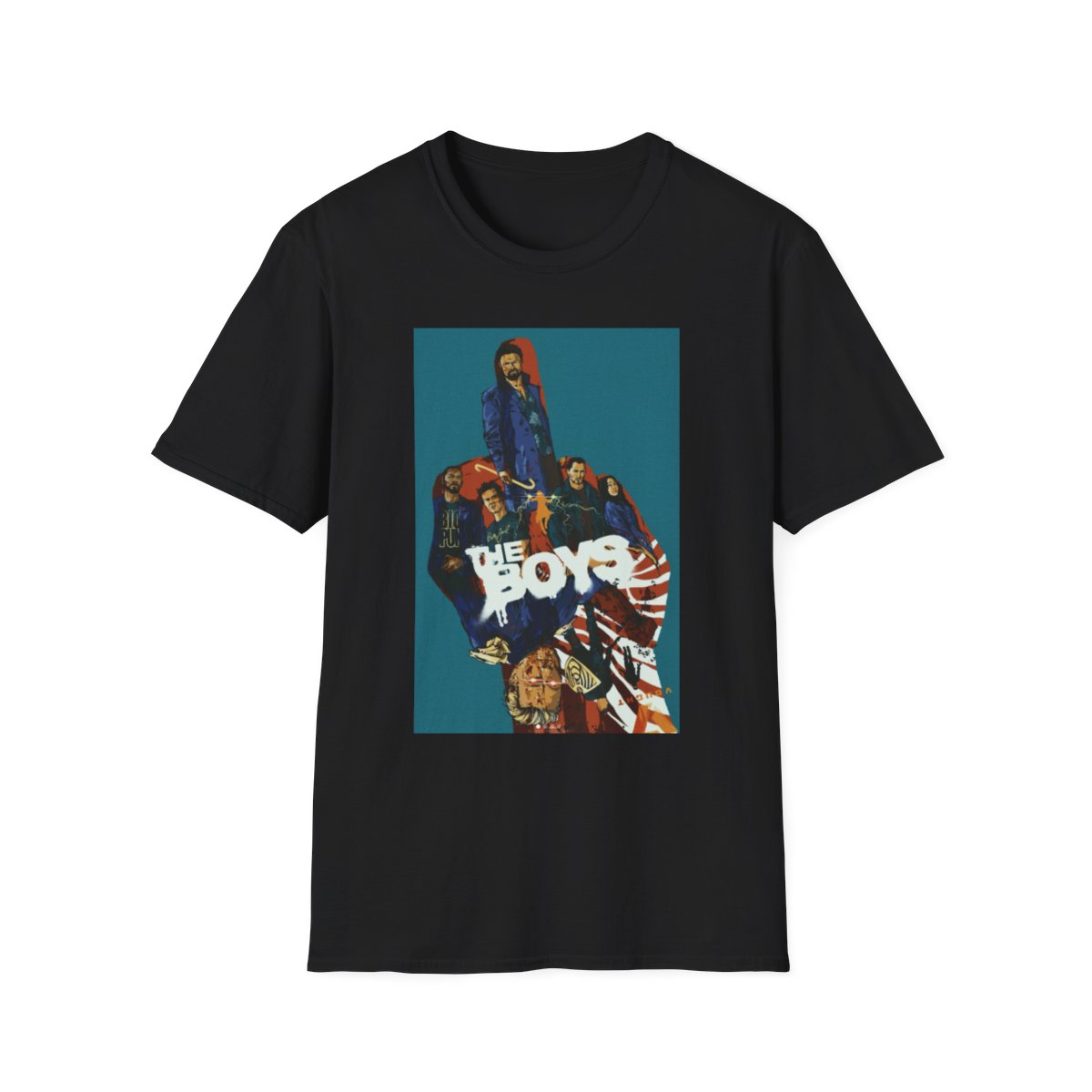 The Boys graphic T-Shirt | TV show poster style tee | The Boys - alternate angle 2, merchandise