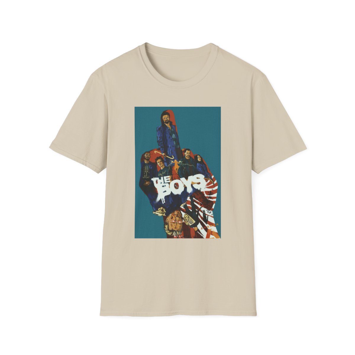The Boys graphic T-Shirt | TV show poster style tee | The Boys - alternate angle 3, merchandise