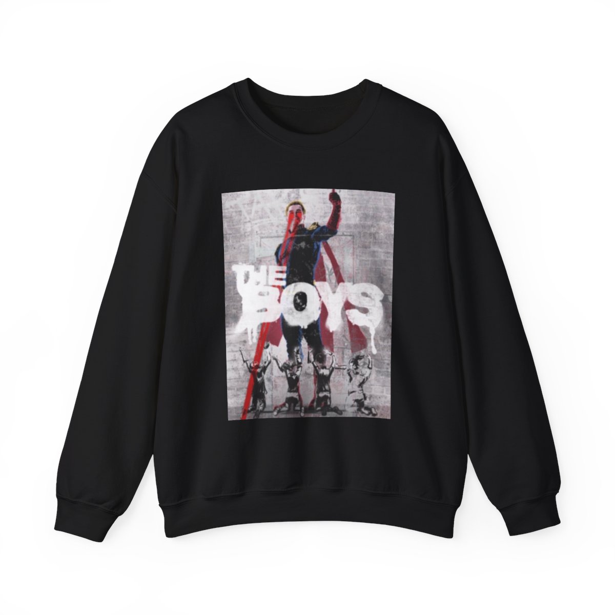 The Boys graphic sweatshirt | TV series character collage crewneck | The Boys